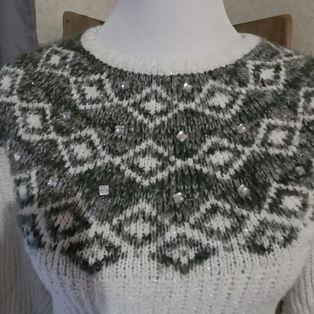 Justice sparkle sweater